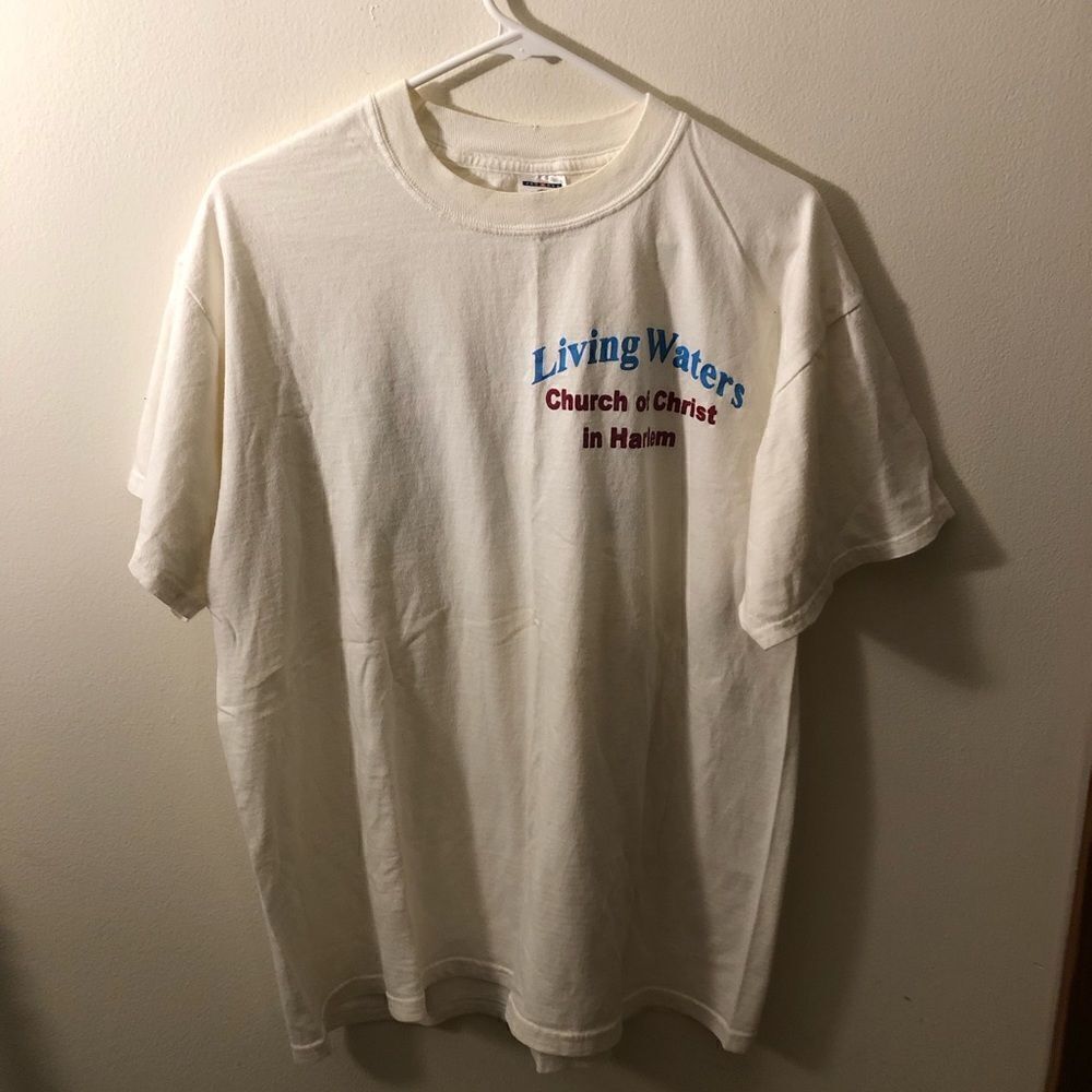 Vintage Religious Harlem Tee Shirt